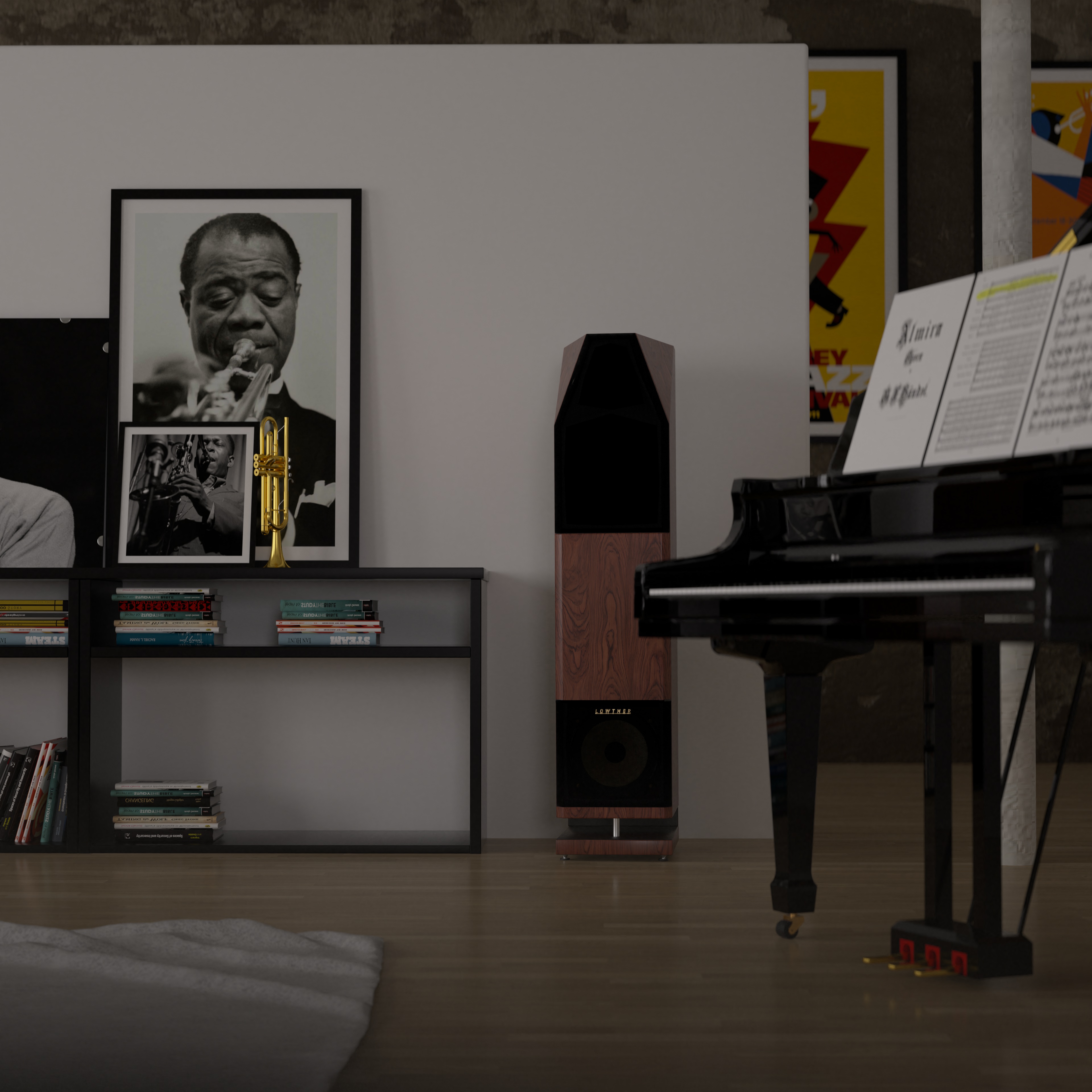 Edilia in piano room angle 3